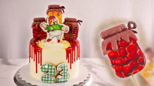 Как оформить МУЖСКОЙторт?? Карамельные БАНКИс ВАРЕНЬЕМ - Я - ТОРТодел!