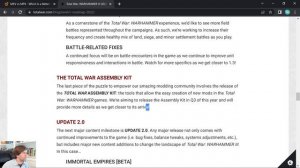 Road Map Analysis In-Depth -- Total War: Warhammer III