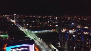 Amazing Almaty Night Flight