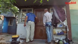 Установка Входной двери ( металлопластиковая входная дверь )