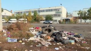 Мусорная свалка на Лесозащитной