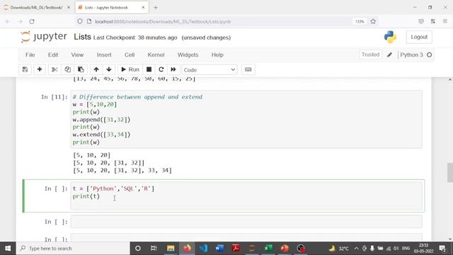 List Methods in Python | Python List Methods | Complete Python Course for Beginners #skillacademy