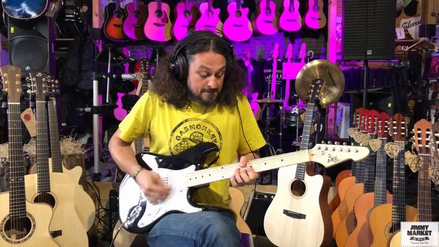 Funky jam s nastavenou ABX ST-230 BK Stratocaster - JIMMY MARKET смотреть онлайн