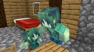 Monster School : Gluttonous Baby Zombie - Life Story - Minecraft Animation