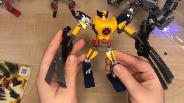 ASMR LEGO Wolverine Mech (асмр обзор лего Рассомаха )