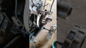 Подогнали мотоблок умпа , все что я нашел из названия на нем, хочу вернуть его в строй