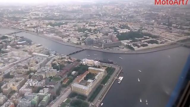 Мой полёт на Ми-8 над Санкт-Петербургом. Helicopter Mi-8, Петропавловская крепость. смотреть онлайн