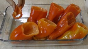 Фаршированный перец. С  начинкой из рубленого мяса /Stuffed peppers/Relleno de pimientos de carne