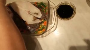 Рыба, которую Вы ещё не пробывали ( зубатка на овощной подушке- мексиканской смеси)