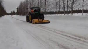 Удаление льда и стабилизация грунта машиной Suokone Mericrusher RC-4220 ST. Скалыватель льда. Valtr