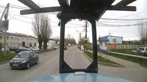 Ставрополь, со Ставрополя в Михайловск, вид из кабины грузовика