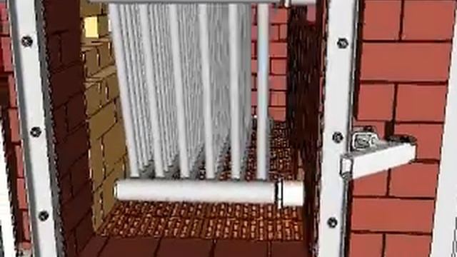 Пиролизная печь для отопления помещений, на угле, щепе, дровах.