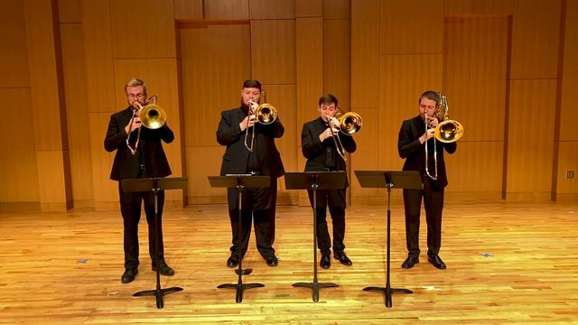 Bourgeois "Trombone Quartet" mvts 1 and 2 - The Bayfield Trombone Quartet смотреть онлайн
