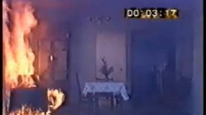 пожар в комнате