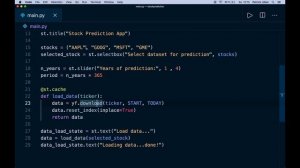 Build A Stock Prediction Web App In Python