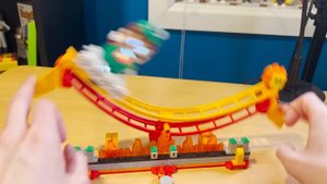 They made a Lego Mario ROLLER COASTER??
