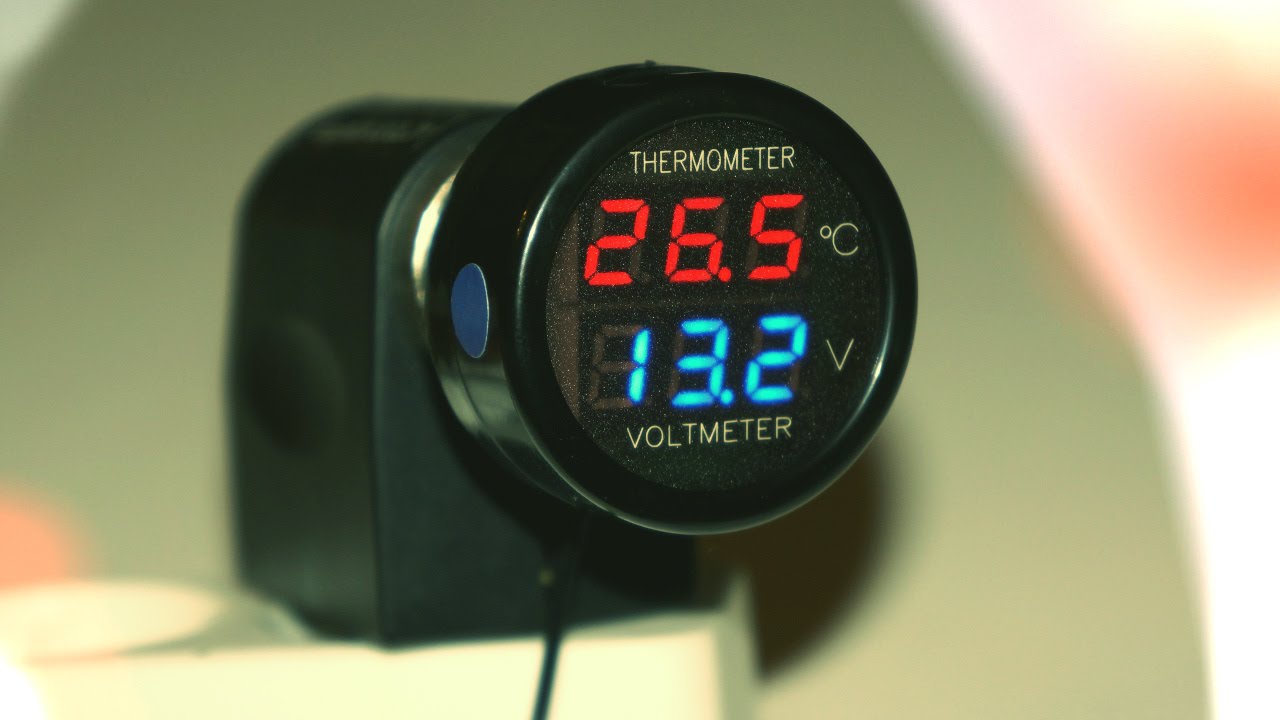 ⚡ АВТОМОБИЛЬНЫЙ ВОЛЬТМЕТР-ТЕРМОМЕТР В ПРИКУРИВАТЕЛЬ С АЛИЭКСПРЕСС смотреть онлайн