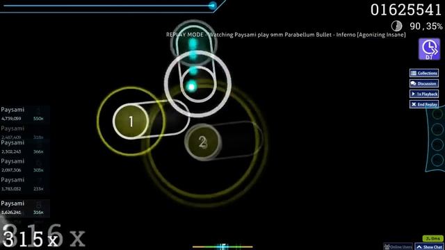 osu! 9mm Parabellum Bullet - Inferno [Agonizing Insane] +DT FC 268pp смотреть онлайн