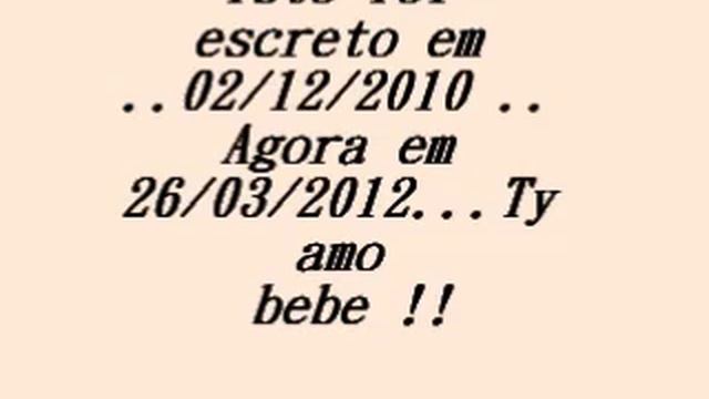 Eu Ty amo de verda !.wmv смотреть онлайн