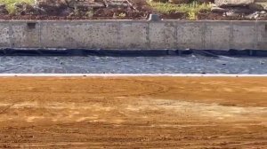 Выравнивание основания лазерным грейдером