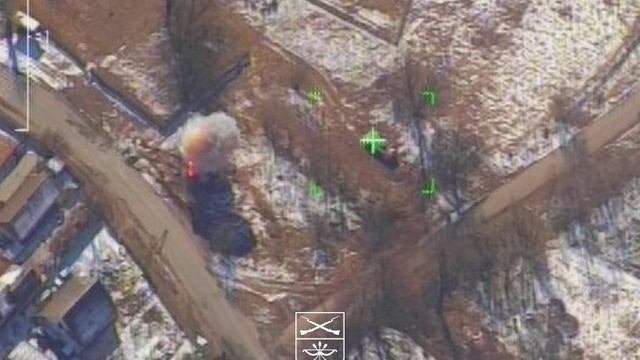 Уничтожение БМП ВСУ с помощью управляемого артиллерийского снаряда «Краснополь» на Запорожском напра