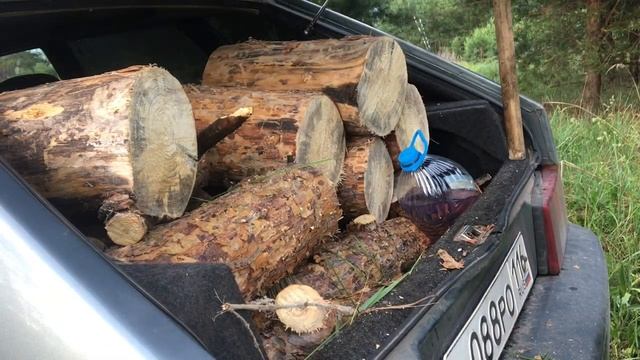 Дача. Запасаюсь дровами. Топлю баню. Уборка на участке. смотреть онлайн