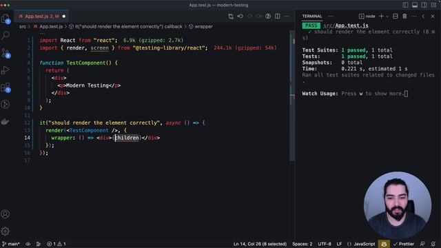 #37 - Detaylar - Provider ile Component Sarmak - Custom Wrapper  - Modern Frontend Testing