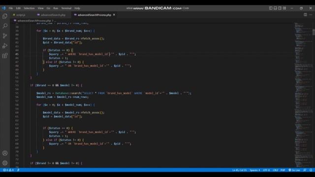 Program the advanced product searching process including pagination (video 20)