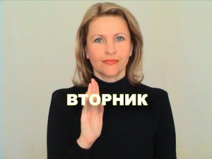 ЖЕСТОВЫЙ ЯЗЫК. СЛОВАРЬ. Вторник