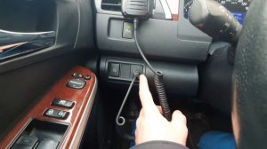 Рация Optim Apollo v 3.0. Крепление тангенты в Toyota Camry V50.