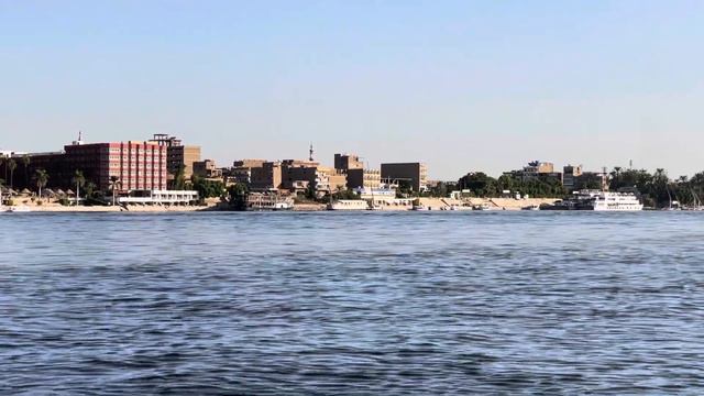 Egypt. Luxor.Nile river. Прогулка по реке Нил. смотреть онлайн