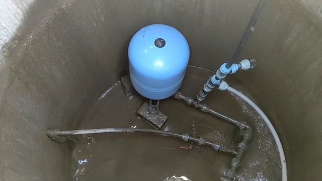 Откачка дренажа из кессона и канализации бани. грунтовые воды