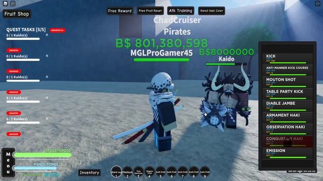 [AOPG] HOW TO GET NEW DRAGON FRUIT AND KAIDOS MACE IN A ONE PIECE GAME ON ROBLOX смотреть онлайн