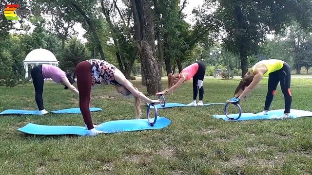 Пилатес с кольцом смотреть онлайн