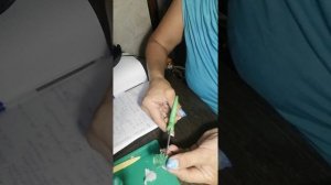 Трава из пластилина