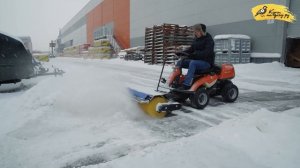 Райдер Husqvarna R 316T AWD / Тест-драйв с подметальной щеткой / Купи на Дачу