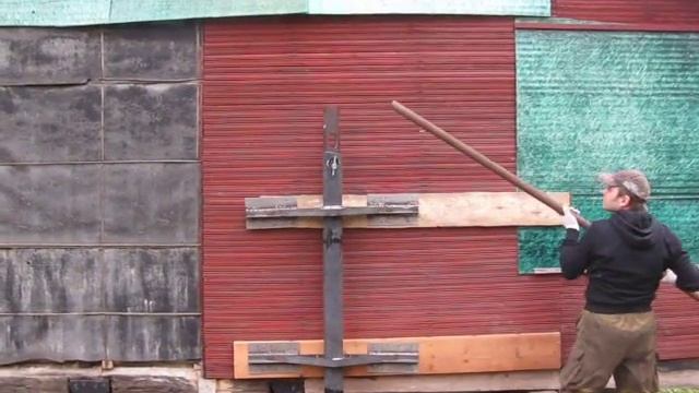 Монтаж винтовых свай вручную смотреть онлайн