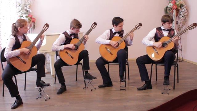 ансамбль Каприччио, гитара, ДШИ 57 г Осинники, Е Поплянова Колыбельная смотреть онлайн