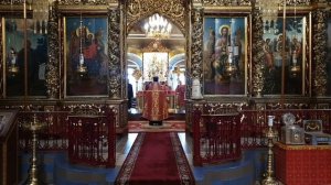 Стихиры Пасхи. Духовенство и хор Троицкого собора