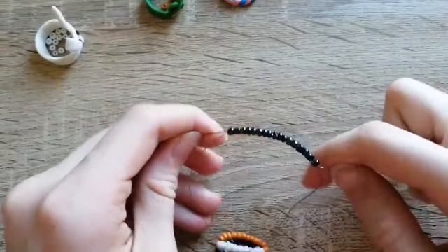 Объёмный Тигр ? из бисера в технике параллельное плетение.