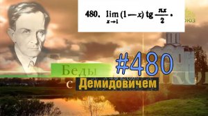 #480 Номер 480 из Демидовича | Предел функции