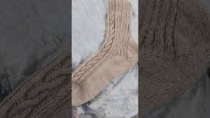 Короткий обзор пряжи Вязь носочная в изделии.