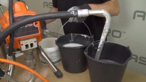 Промывка окрасочного оборудования ASPRO после завершения малярных работ