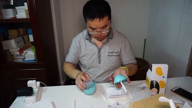 Интересный увлажнитель с вентилятором Лимон и Кот и яйца смотреть онлайн