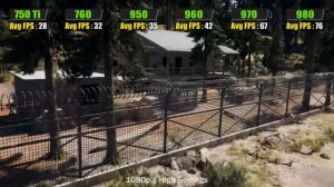 Far Cry 5 GTX 750 Ti vs 760 vs 950 vs 960 vs 970 vs 980 Benchmark