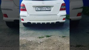 Mercedes Glk 350 4matic звук выхлопа.