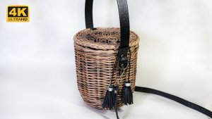 Плетеная сумка в стиле Джейн Биркин