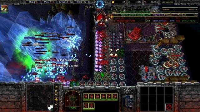 Warcraft III - Fortress Survival 7.00BP96 #09-Contest 30 Entry-NM-Air-Invis-Bosses-x4-Eternia