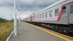 ТЭП70-0502 с поездом №346 Адлер - Нижневартовск