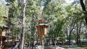 Парк Гагарина. Новокузнецк. Аттракционы.